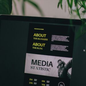 a computer screen with a website on it